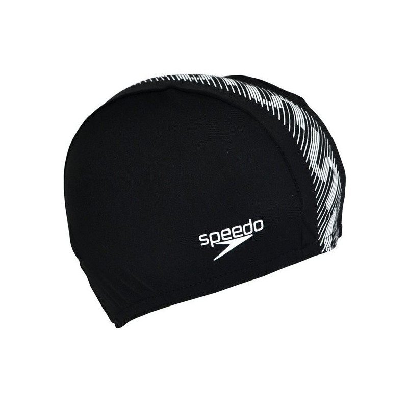 Speedo Monogram Endurance Cap - Black/White