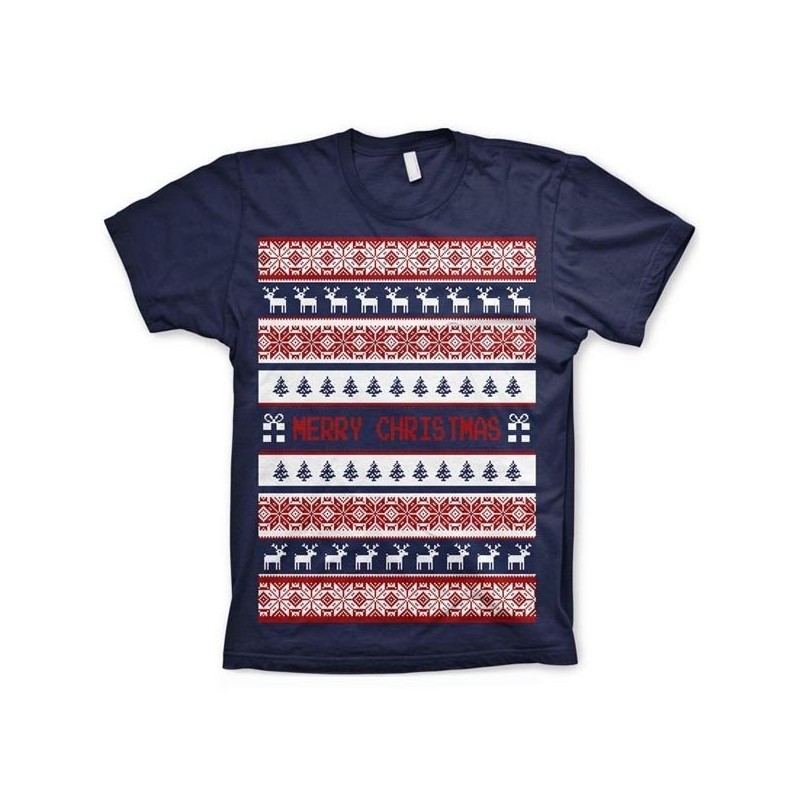 Christmas T-Shirt Merry Xmas - Large
