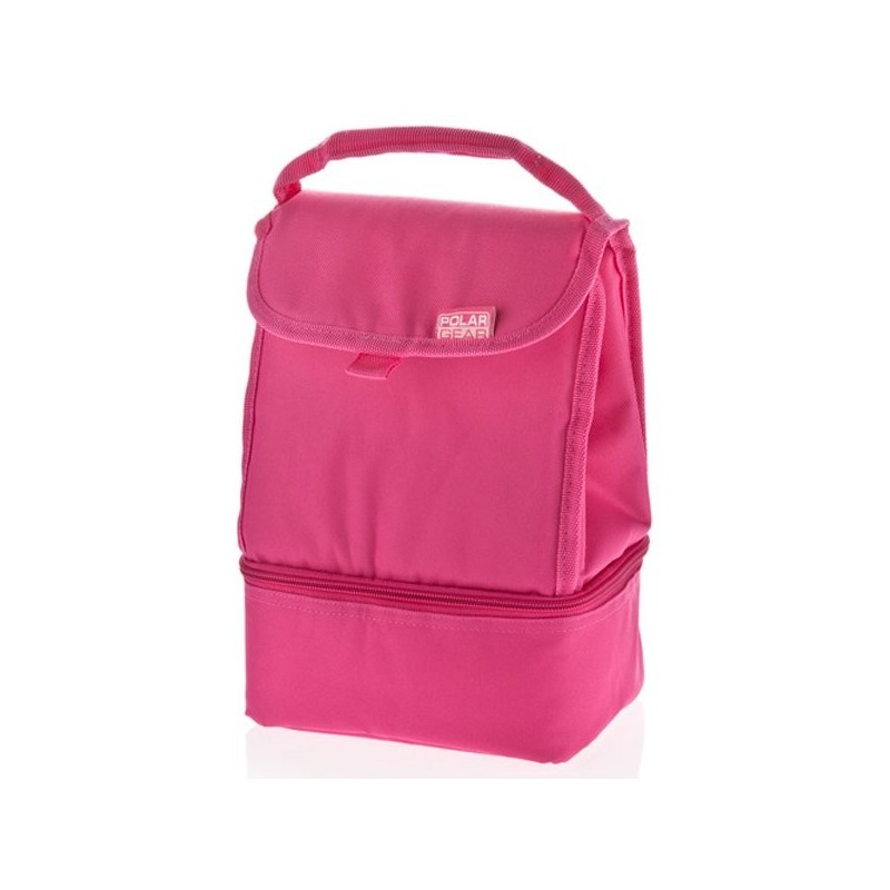 Polar Gear 2 Compartments Lunch Bag - Pink