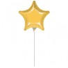 Anagram 4 Inch Star Foil Balloon - Gold