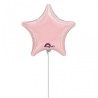 Anagram 4 Inch Star Foil Balloon - Pastel Pink