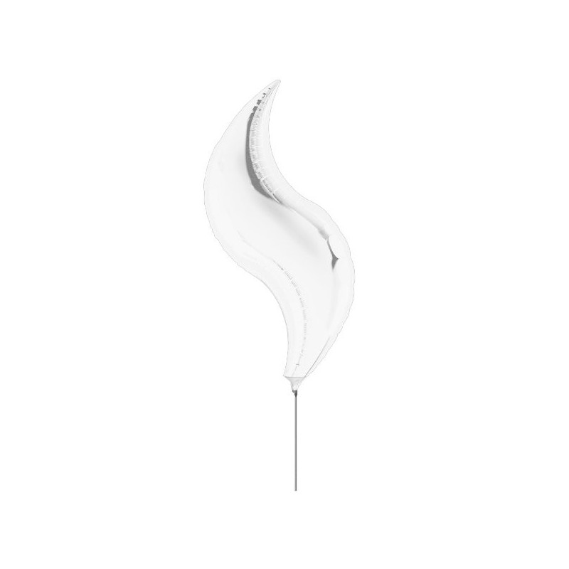 Anagram 15 Inch Curve Foil Balloon - Silver