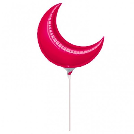Anagram 17 Inch Crescent Foil Balloon - Red