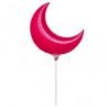 Anagram 17 Inch Crescent Foil Balloon - Red