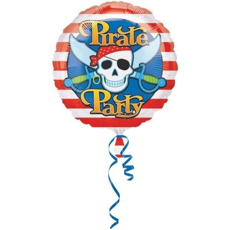 Anagram 18 Inch Circle Foil Balloon - Pirate Party