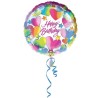 Anagram 18 Inch Circle Met Foil Balloon - Sparkle Hearts