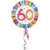 Anagram 18 Inch Circle Foil Balloon - Prismatic Radiant Birthday 60