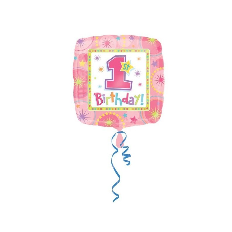 Anagram 18 Inch Circle Foil Balloon - One - Derful Birthday Girl