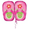Anagram 18 Inch Junior Shape Foil Balloon - Baby Girl Pretty Pink Shoes