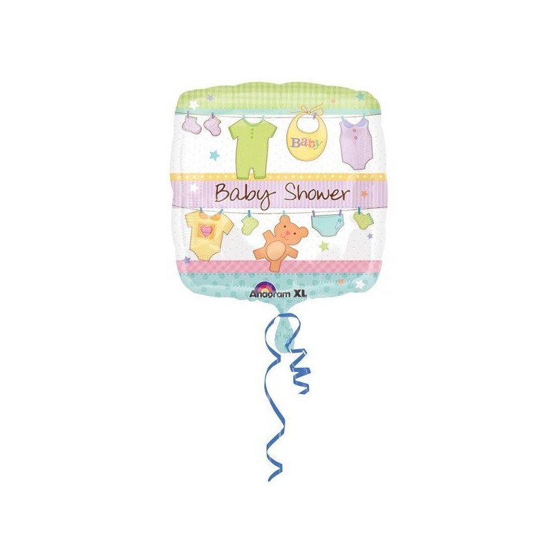 Anagram 18 Inch Square Foil Balloon - Cuddly Clothesline