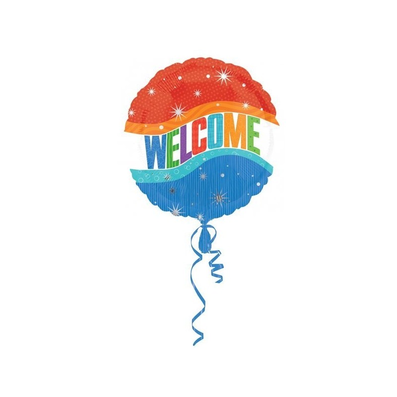 Anagram 18 Inch Circle Foil Balloon - Warm Welcome
