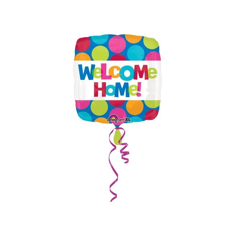 Anagram 18 Inch Circle Foil Balloon - Welcome Home
