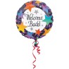 Anagram 18 Inch Circle Foil Balloon - Welcome Back Stars