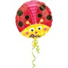 Anagram 18 Inch Circle Foil Balloon - Cute Lady Bug