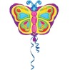 Anagram 18 Inch Shape Foil Balloon - Bright Butterfly