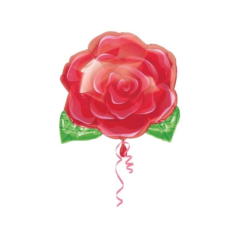 Anagram 18 Inch Shape Foil Balloon - Blooming Rose