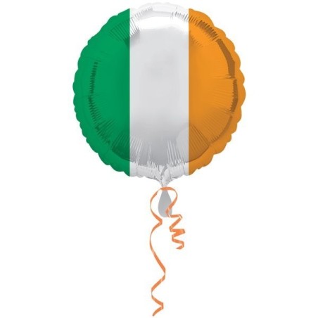 Anagram 18 Inch Circle Foil Balloon - Pride Passion Party Ireland Flag
