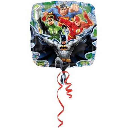 Anagram 18 Inch Square Foil Balloon - Justice League