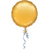 Anagram 18 Inch Circle Foil Balloon - Gold/Gold