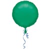 Anagram 18 Inch Circle Foil Balloon - Green/Green