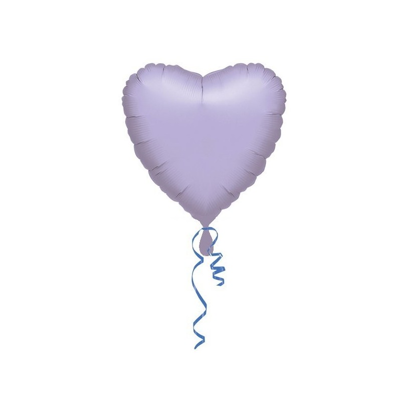 Anagram 18 Inch Heart Foil Balloon - Lilac/Lilac
