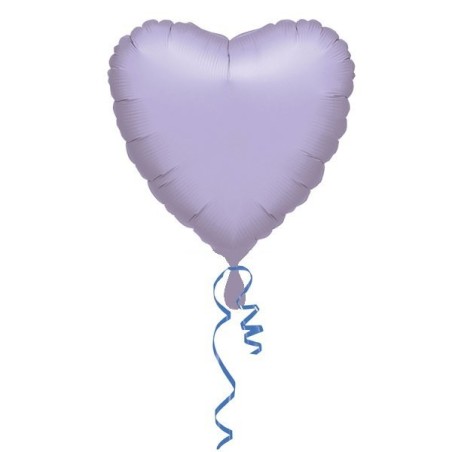 Anagram 18 Inch Heart Foil Balloon - Lilac/Lilac