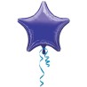 Anagram 19 Inch Star Foil Balloon - Purple/Purple