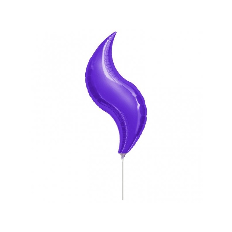 Anagram 19 Inch Star Curve Foil Balloon - Purple