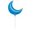 Anagram 26 Inch Crescent Foil Balloon - Blue
