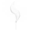 Anagram 28 Inch Curve Foil Balloon - Silver