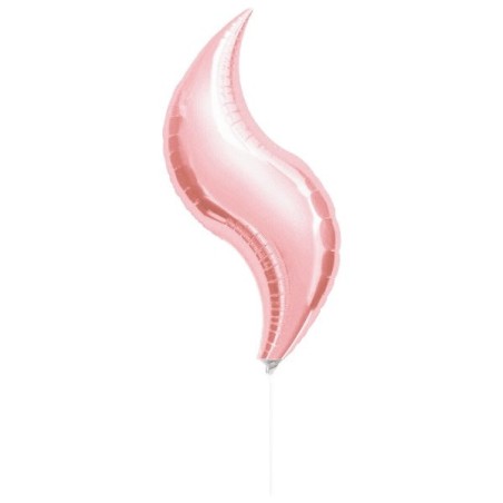Anagram 28 Inch Curve Foil Balloon - Pastel Pink