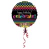 Anagram 32 Inch Circle Foil Balloon - Good Times Happy Birthday