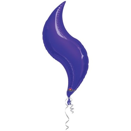 Anagram 36 Inch Curve Foil Balloon - Purple