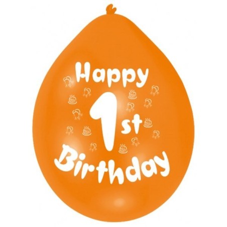 Amscan Minipax Balloon Pack - Happy 1st Birthday