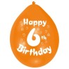 Amscan Minipax Balloon Pack - Happy 6th Birthday