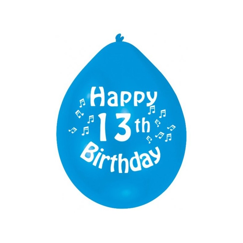 Amscan Minipax Balloon Pack - Happy 13th Birthday