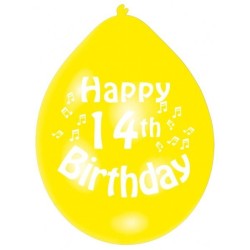Amscan Minipax Balloon Pack - Happy 14th Birthday