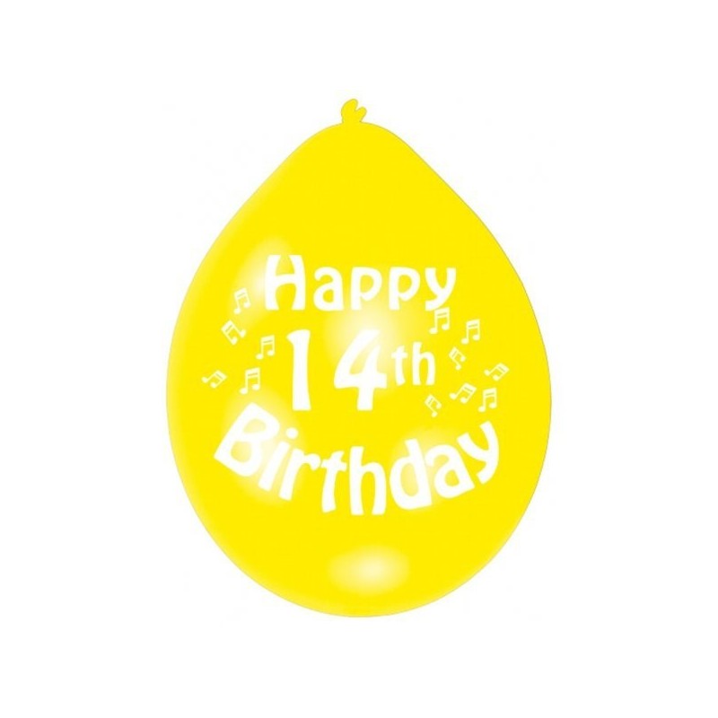 Amscan Minipax Balloon Pack - Happy 14th Birthday