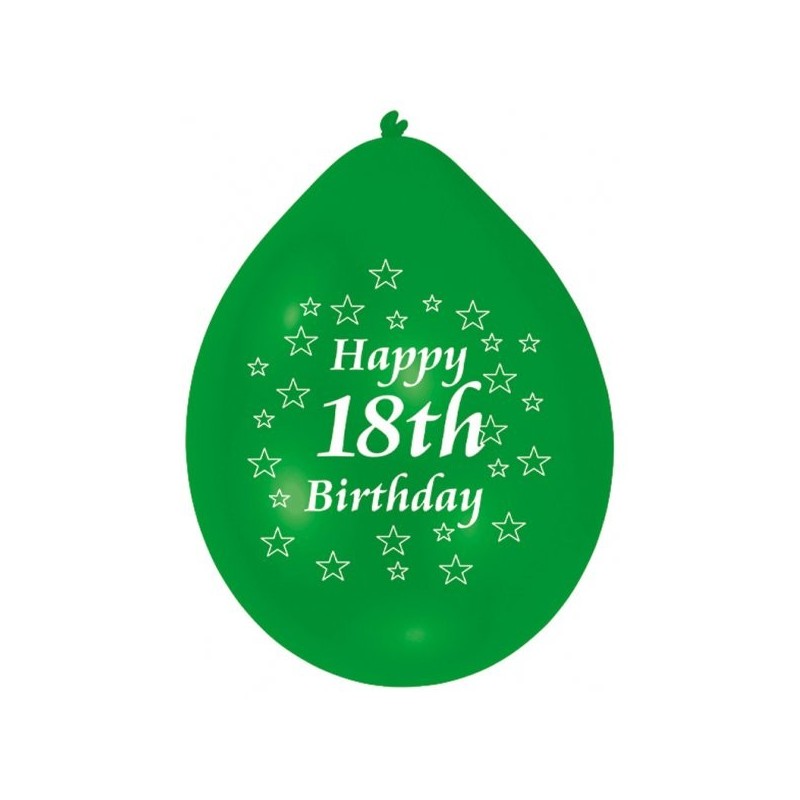 Amscan Minipax Balloon Pack - Happy 18th Birthday