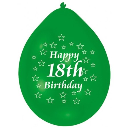 Amscan Minipax Balloon Pack - Happy 18th Birthday
