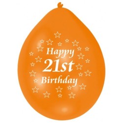 Amscan Minipax Balloon Pack - Happy 21st Birthday