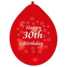 Amscan Minipax Balloon Pack - Happy 30th Birthday