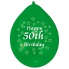 Amscan Minipax Balloon Pack - Happy 50th Birthday