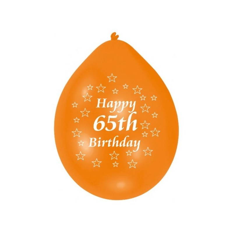 Amscan Minipax Balloon Pack - Happy 65th Birthday