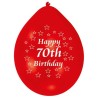 Amscan Minipax Balloon Pack - Happy 70th Birthday
