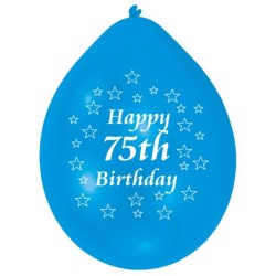 Amscan Minipax Balloon Pack - Happy 75th Birthday