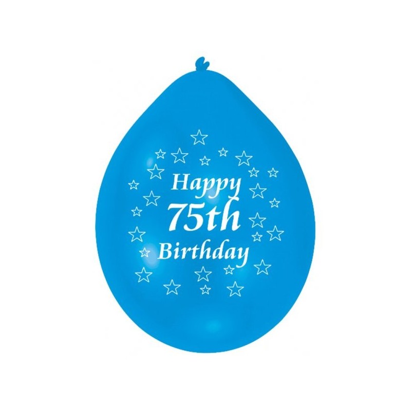 Amscan Minipax Balloon Pack - Happy 75th Birthday