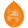 Amscan Minipax Balloon Pack - Happy 100th Birthday