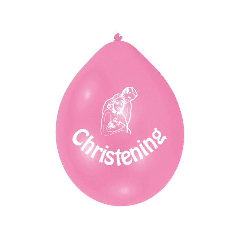 Amscan Minipax Balloon Pack - Christening Pink