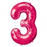 Anagram Supershape Number - 3 Pink